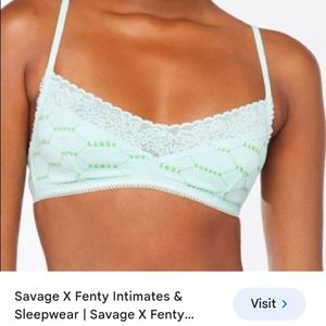 Savage X Fenty lace trim bralette